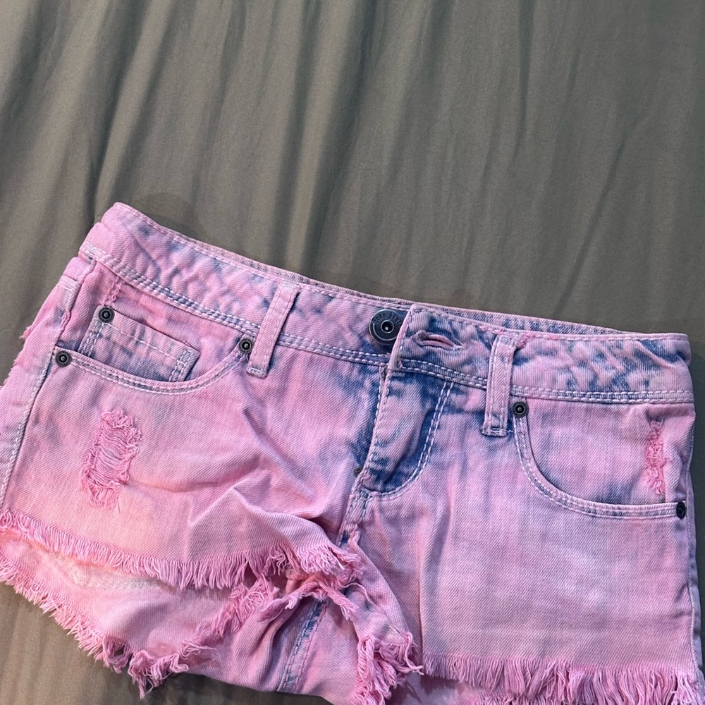 Pink Denim Women's Shorts